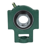 DODGE WSTU-E-207R Take-Up Bearing, Type E-Xtra,  Non-Expansion,  Triple Lip Wide Slot, 2-7/16 in Dia Bore, 7.81 in Lg, 4 in Wd, 6 in Ht, 10600 lb Dynamic,  54000 lb Static, Steel