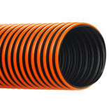 HI-TECH DURAVENT Duct Hose, General Purpose, 7 in, 7 in Id, 7.35 in od, 0.03 in Thk, 7 psi Working, 10-1/2 in Bend Radius, -60 to 275 deg F, Thermoplastic Rubber, Black Color