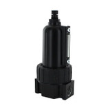WATTS Compact Air Filter, 1/2 in NPT Port, 85 scfm, 40 micron Filter, 0 to 250 psi, 32 to 175 deg F, Polycarbonate Bowl, 6.27 in Lg, Zinc