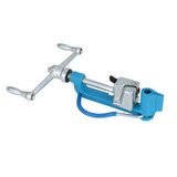 BAND-IT Band Clamping Tool, 2400 lb, 10.6 in Lg, 3/8 in Wd, Suitable For Band and Buckle, Carbon Steel Body, Spin, Blue Epoxy Powder Coated