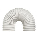HI-TECH DURAVENT Duct Hose, Pharmaceutical, 6 in, 6 in Id, 6.29 in od, 0.03 in Thk, 8 psi Working, 8-3/4 in Bend Radius, -60 to 275 deg F, Thermoplastic Rubber, White Color