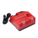 Battery Charger, Multi-Voltage, Bare Tool, Lithium-Ion, 3 Ah, 1 hr Charging, 1 -Batterie, 120 VAC Input, Red , 12 to 18 VDC Output