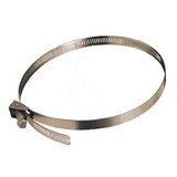 573, model_1, Worm Gear Clamp, 1-1/2 to 3-1/2 in, 1/2 in Wd, 5/16 in Bolt, 201, 50 in-lb Torque, Stainless Steel Band, Carbon Steel Bolt, Domestic