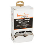 Lens Cleaning Towelette, 100 Tissue, Anti-Fog/Anti-Static/Anti-Streaking, 10% Water Isopropyl Alcohol,  Anti-Static,  Detergent, 2 in wd,  4 in lg Tissue