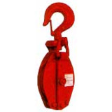 Snatch Block, Heavy Duty, 3/8 in, 6 ton, 5 in OD Sheave, Reduced, Forged Alloy Steel Sheave