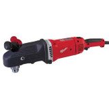 Electric Drill Kit, Grounded,  Heavy Duty, Metal Housing, In-Line, Black,  Gray,  Red , Variable Speed Trigger Switch, 22 in Lg, Kit, 1/2 in Chuck, 120 VAC