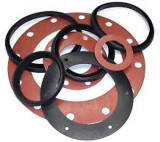 Handhole Gasket, 3 in Id, 4 in od, 1/4 in Thk, 5/8 in Wd, 450 deg F, Wire-Inserted Commercial Grade Cloth