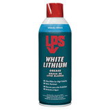 Lithium Grease, Aerosol Spray Can, 10 oz Container, Lithium with PTFE Base, Aerosol, White , Slight Petroleum, 0.78 Specific Gravity, <1.4 deg F Flash, 2