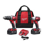 Cordless Combo Tool Kit, Keyless Blade, 6 -Piece, Box, Metal, Black,  Gray,  Red , Kit, Hammer Drill,  Driver, 18 VDC, Lithium-Ion, 3 Ah