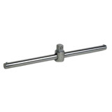 Socket Handle, Sliding T, 3/8 in Drive, 7-15/16 in Lg, Steel, Polished Chrome