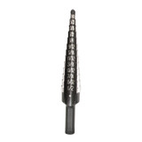 KLEIN Drill Bit, Imperial, #3 Letter/Wire, 1/4 in Min Dia Hole, 3/4 in Max Dia Hole, 2 -Flute, Hex Shank, Right Hand Cut, Steel Cut Edge, Steel