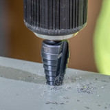 KLEIN Drill Bit, Imperial, #3 Letter/Wire, 1/4 in Min Dia Hole, 3/4 in Max Dia Hole, 2 -Flute, Hex Shank, Right Hand Cut, Steel Cut Edge, Steel