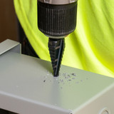 KLEIN Drill Bit, Imperial, #3 Letter/Wire, 1/4 in Min Dia Hole, 3/4 in Max Dia Hole, 2 -Flute, Hex Shank, Right Hand Cut, Steel Cut Edge, Steel