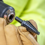 KLEIN Drill Bit, Imperial, #3 Letter/Wire, 1/4 in Min Dia Hole, 3/4 in Max Dia Hole, 2 -Flute, Hex Shank, Right Hand Cut, Steel Cut Edge, Steel