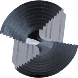 KLEIN Drill Bit, Imperial, #3 Letter/Wire, 1/4 in Min Dia Hole, 3/4 in Max Dia Hole, 2 -Flute, Hex Shank, Right Hand Cut, Steel Cut Edge, Steel