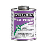 Plumbing Primer, Low VOC, 0.25 pt Container, Suitable For All Types,  Classes and Schedules of PVC and CPVC Pipe and Fittings, Purple Color