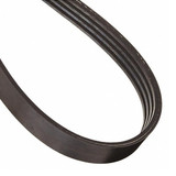 Classical V-Belt, 4-Banded,  Wrapped, 4 Section, 3.88 in Wd Top, 0.74 in Thk, 4 -Rib, 4 -Band, Fabric,  Polyester Tensile