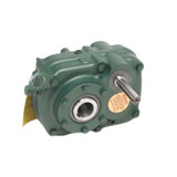 DODGE SCXT225 Speed Reducer, Standard Double, 1994 rpm Input Max, 25:1 Gear, 7-1/2 hp, Shaft Input, Bore Output, 1-1/8 in dia Input, 1-15/16 in Output, Oil, Shaft Mount, Gray
