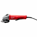 Angle Grinder, Compact, 4-1/2 in Dia Wheel, 5/8 in-11 Arbor/Shank, 12000 rpm, 120 VAC, 11 A, Side, Paddle Switch, 13-13/16 in lg, Kit