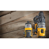 DEWALT Cordless Hammer Drill, 2-Tool,  Brushless Premium, 3 -Speed, 20 VDC, 5 Ah, 1825 in-lb Torque