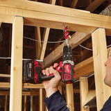 Cordless Hammer Drill, 1/2 in Chuck, Metal Single Sleeve Ratcheting Lock Chuck, 28800 BPM, 400 rpm,  1800 rpm No-Load, 2 -Speed, 18 VDC, Lithium-Ion, 1 Battery