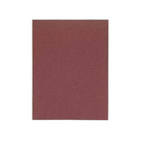 CARBORUNDUM Sanding Sheet, 11 in Lg, 9 in Wd, P240 Grit, Very Fine, Aluminium Oxide Abrasive, Cotton Backing, Resin Coat, Brown , J Backing