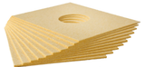 Sponge, Tip Cleaning, 4-1/2 in Lg, 3-1/2 in Wd -- 10-Pak