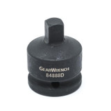 Adapter, Impact, 1 Impact Rated, Imperial, Male Square x Female Drive, 1/2 in Male Drive, 3/4 in Female Drive, 2.126 in Lg, Impact Adapter, ASME