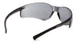 Safety Glasses, Universal, Anti-Fog Lens, Gray Lens, Wrap Round, Gray Frame, Polycarbonate Frame, Polycarbonate Lens, 1 UV Protection, 13 mm Bridge