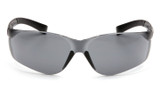 Safety Glasses, Universal, Anti-Fog Lens, Gray Lens, Wrap Round, Gray Frame, Polycarbonate Frame, Polycarbonate Lens, 1 UV Protection, 13 mm Bridge