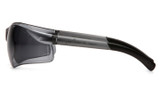 Safety Glasses, Universal, Anti-Fog Lens, Gray Lens, Wrap Round, Gray Frame, Polycarbonate Frame, Polycarbonate Lens, 1 UV Protection, 13 mm Bridge
