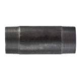 Pipe Nipple, Standard, 2-1/2 in, MNPT End, 3 in Lg, SCH 40, 2500 psi, -200 to 150 deg F, Welded, Steel, Black , Import