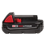 Rechargeable Battery Pack, Compact, Suitable For M18™ Cordless Power Tool, Bare Tool, Lithium-Ion, 1-1/2 Ah, 18 VDC Charge, 30 min Charging