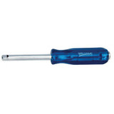 Socket Handle, Spinner, 1/4 in Drive, 6 in Lg, Polished Chrome