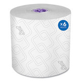SCOTT® Essential High Capacity Hard Roll Towel, 1-Ply, 8" x 950 ft, White, 6 Rolls/Carton