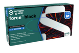 Semperguard force black exam nitrile gloves Large, 100 glove/bx, 10 bxs/cs, 5mil, Powder free.