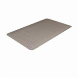 Crown® Workers-Delight™ Deck Plate WD 1223GY 540 Premium Supreme Anti-Fatigue Mat, 3 ft L x 2 ft W x 5/8 in THK, PVC, Diamond Surface Pattern, Zedlan™ Foam Base, Resists: Slip