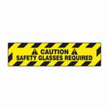 Accuform® PSR274 Slip-Gard™ Step Floor Sign, CAUTION, 6 in H x 24 in W, Black on Yellow, Adhesive Vinyl