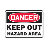 KEEP OUT HAZARD AREA