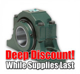 P2B-EXL-307RE Dodge® 077265 307 Type EXL Pillow Block Roller Bearing Unit, 3-7/16 in Dia Bore, 10.12 to 11.75 in L Bolt Center-to-Center, 3-3/4 in Base to Bore Centerline, 13-3/4 in OAL x 7.97 in OAH