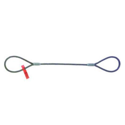 LIFT-ALL Wire Rope Sling, 2.5 ton, 1.9 ton, 5.1 ton, 1/2 in Dia Wire Rope