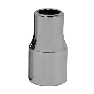 Socket, Standard, Imperial, Square Drive, 1/4 in Drive, Shallow Length Socket, 7/8 in Lg, 12 -Point