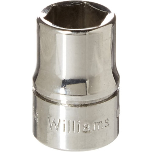 Socket, Standard, Imperial, Square Drive, 1/4 in Drive, Shallow Length Socket, 6 -Point, Alloy Steel