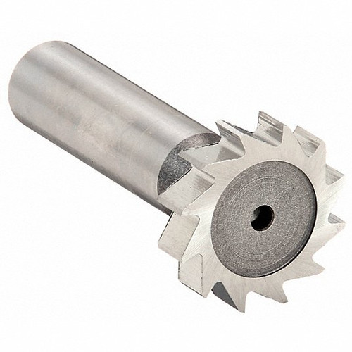 KEO Keyseat Cutter, Standard Woodruff, 1/2 in Dia Shank, Straight Shank, 2 in Lg Shank, Right Hand Cut