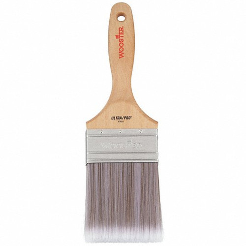Paint Brush, Firm Jaguar, Polyester,  Nylon Brush, 7/8 in Ferrule, Stainless Steel Ferrule, Sealed