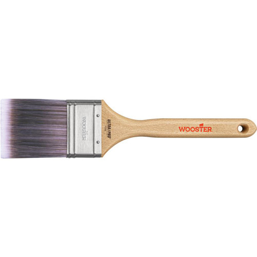 Paint Brush, Firm Jaguar, Polyester,  Nylon Brush, Stainless Steel Ferrule, Sealed, Wood Handle, 2 to 3 in, 4175