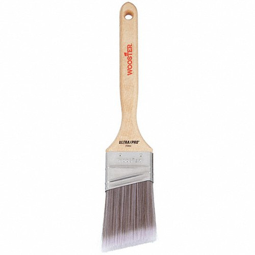 Paint Brush, Firm Jaguar, Polyester,  Nylon Brush, Stainless Steel Ferrule, Sealed, Wood Handle, 2 to 3 in, 4174
