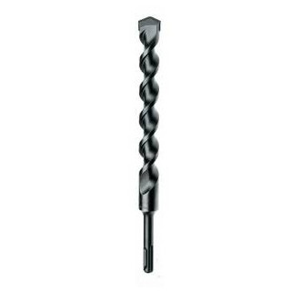 METABO Hammer Drill Bit, 2-Cutter, Round Cut Shape, Hole Drilling, Spiral Flute, SDS-Plus Shank, Chisel Point