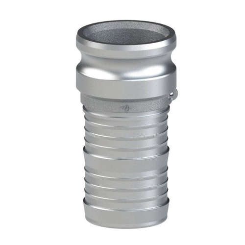 Adapter, Type E,  Cam and Groove, Adapter, Male Adapter x Hose Shank End, -150 deg F, Aluminium, Casting