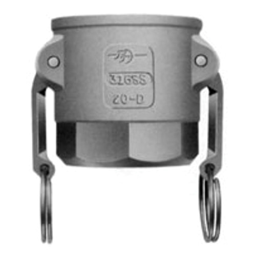 Coupler, Type D,  Cam and Groove, Coupler, 3/4 in, Female Coupler x FNPT End, Domestic